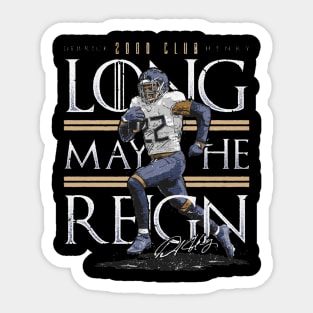 Derrick Henry Tennessee Long May He Reign Sticker